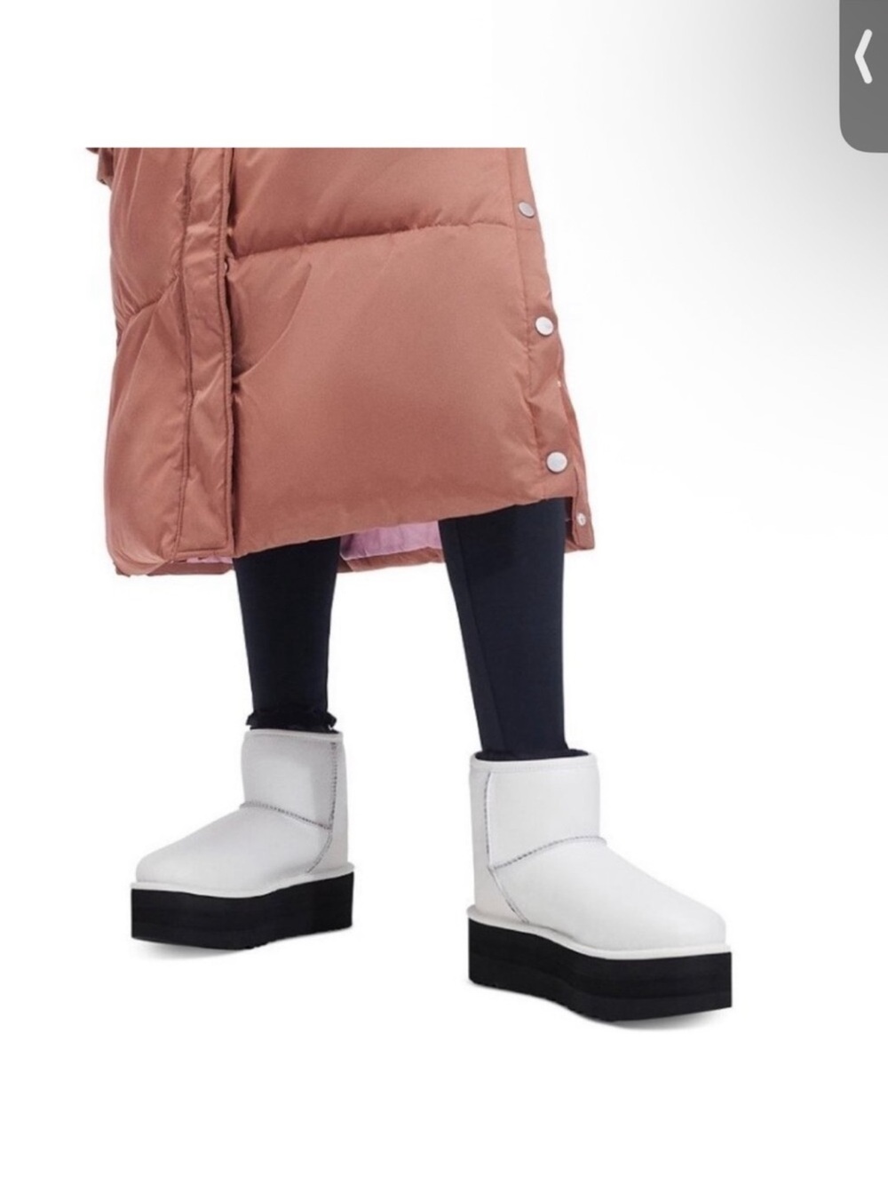 Ugg Leather Ultra Mini Platform Boots - Picture 2 of 6